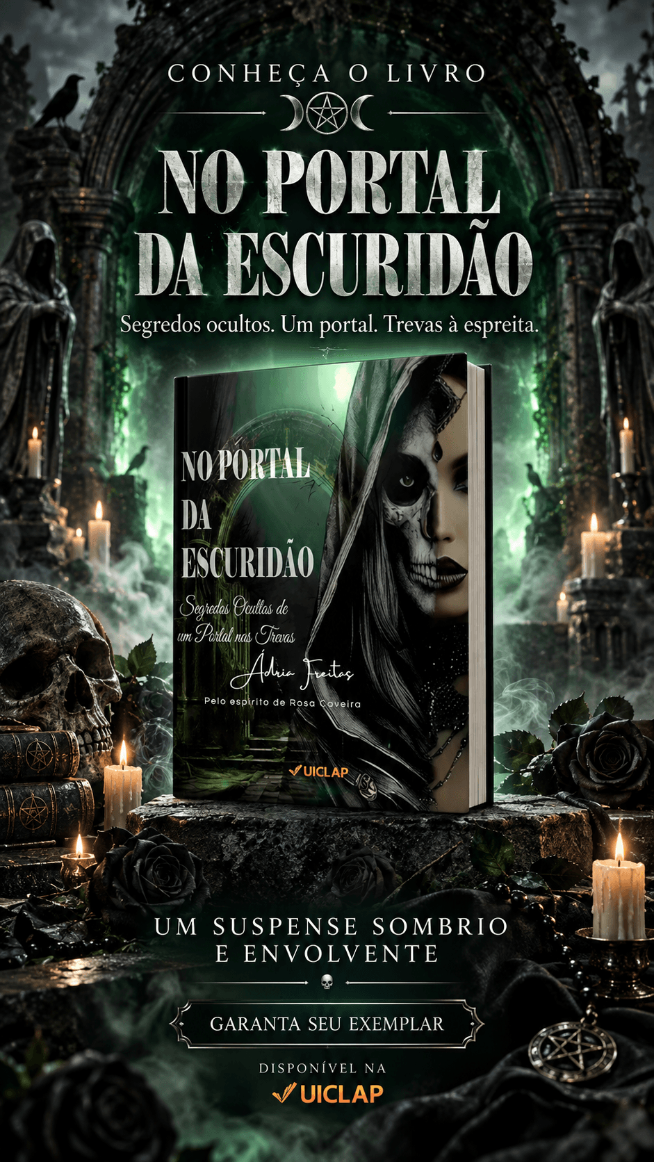 No Portal da Escuridão Romance espiritual